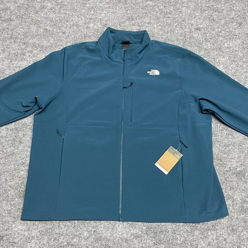 The North Face Jacket Mens 5X‎ Blue Midnight Petrol Windwall Big Apex Bionic 3